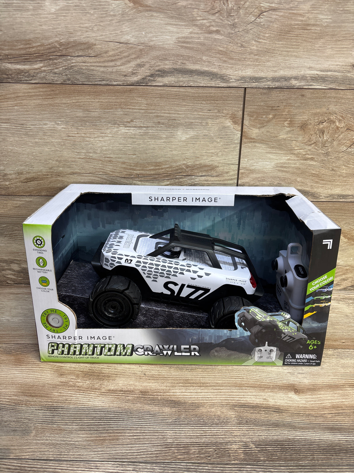 NEW Sharper Image RC Phantom Crawler Light-Up Truck