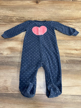 Carter's Polka Dot Blanket Sleeper Blue sz 9m - Me n Mommy To Be