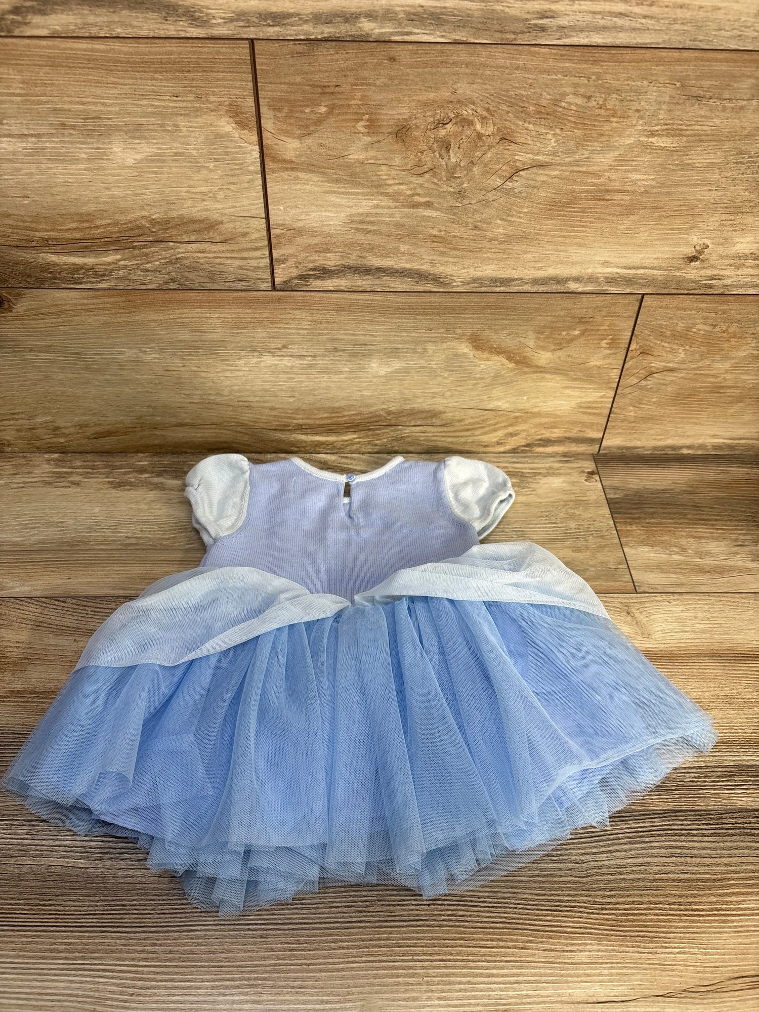 Baby Gap x Disney Baby Cinderella Tulle Dress Blue sz 12-18m