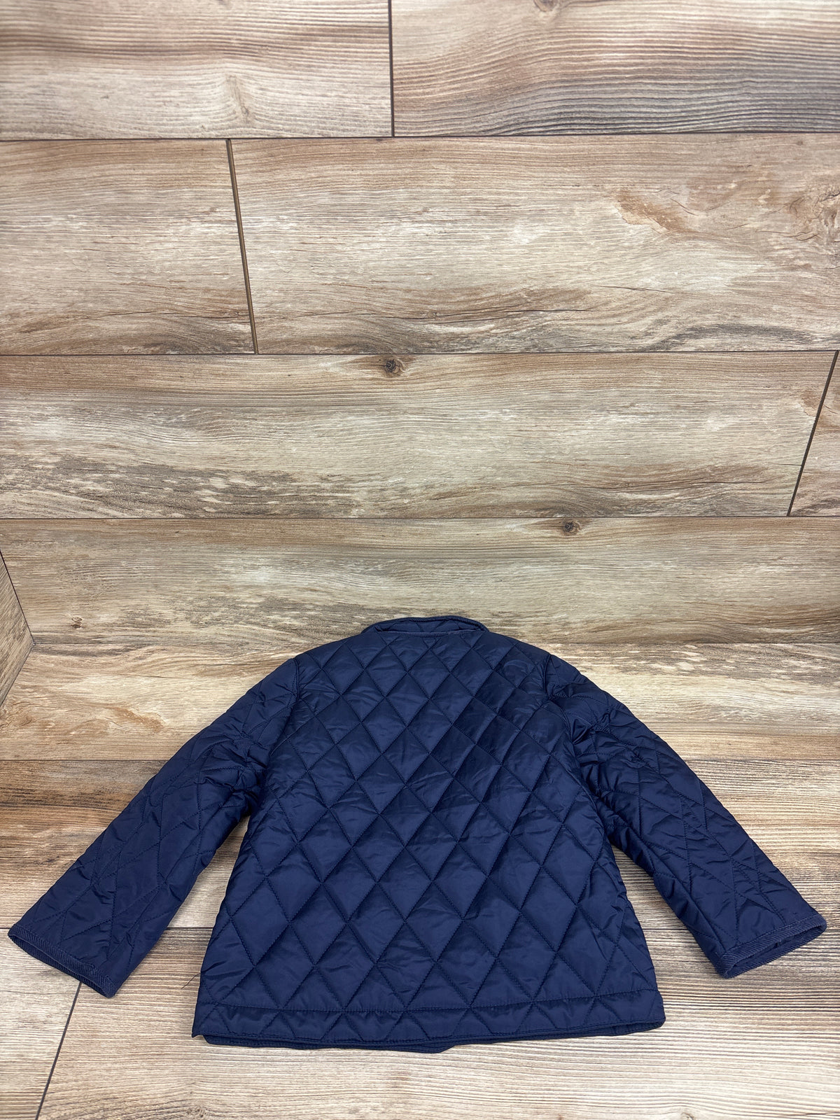 Janie & Jack The Quilted Barn Jacket Navy sz 3-4T
