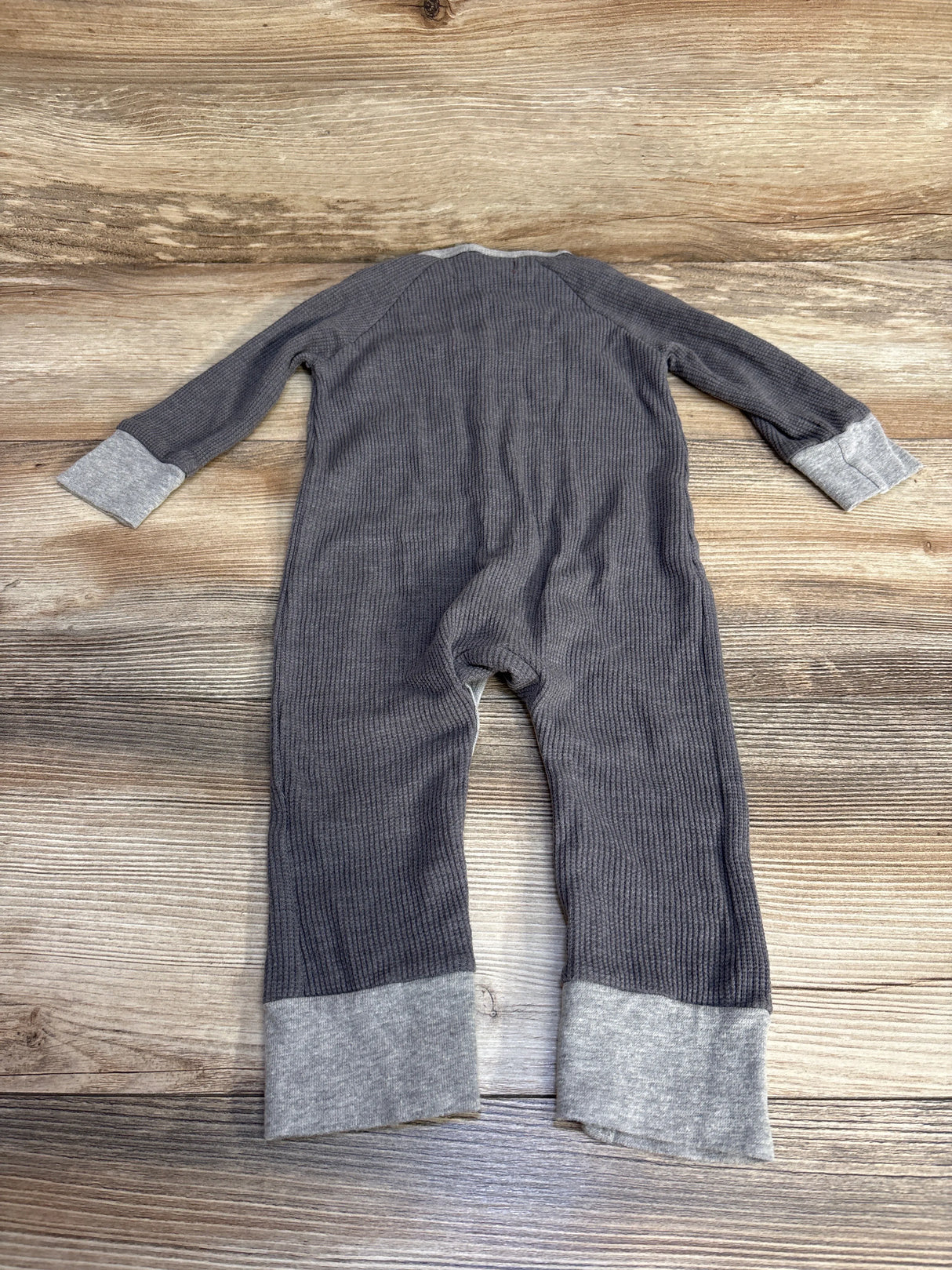 7 For All Mankind Thermal Coverall Grey sz 6-9m - Me n Mommy To Be