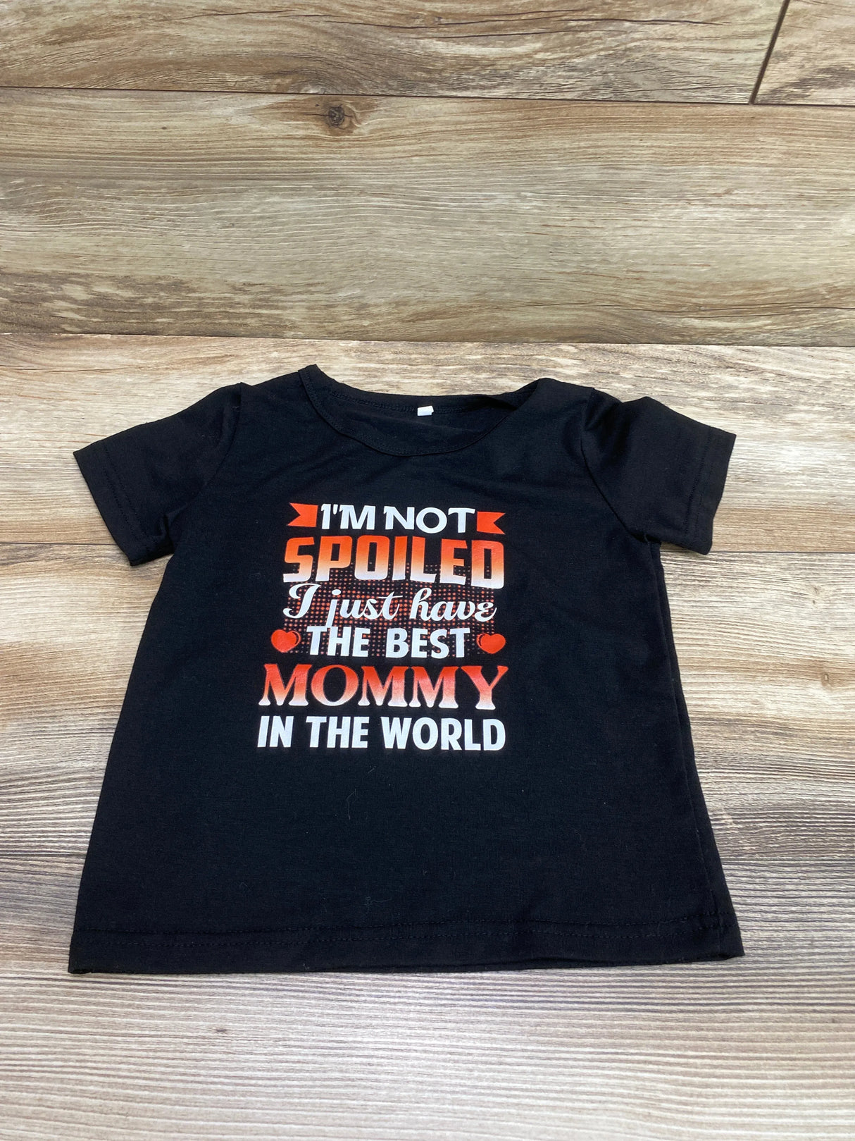 I'm Not Spoiled Shirt Black sz 3-4T