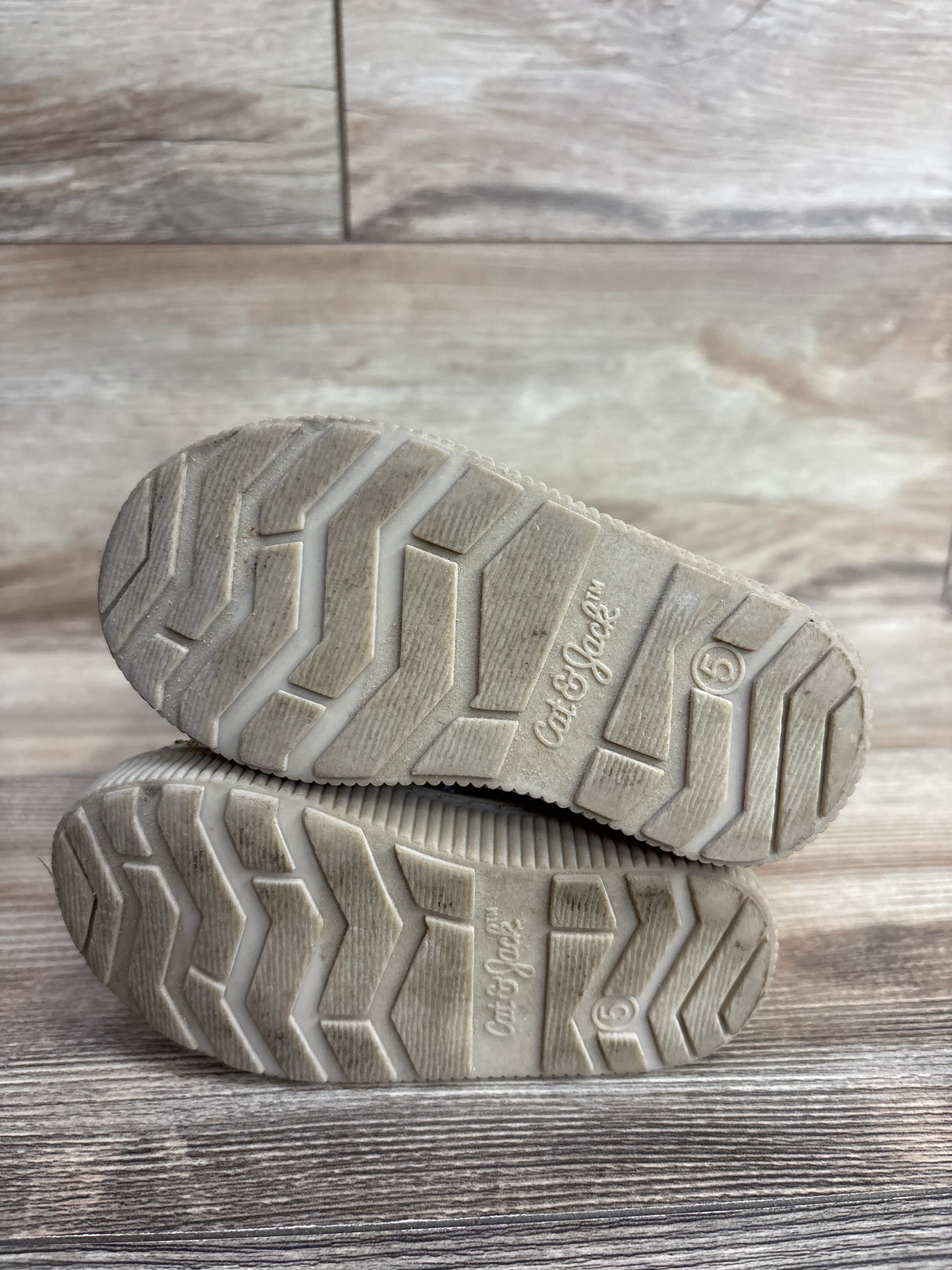 Cat & Jack Holland Shearling Style Boots Gold sz 5c