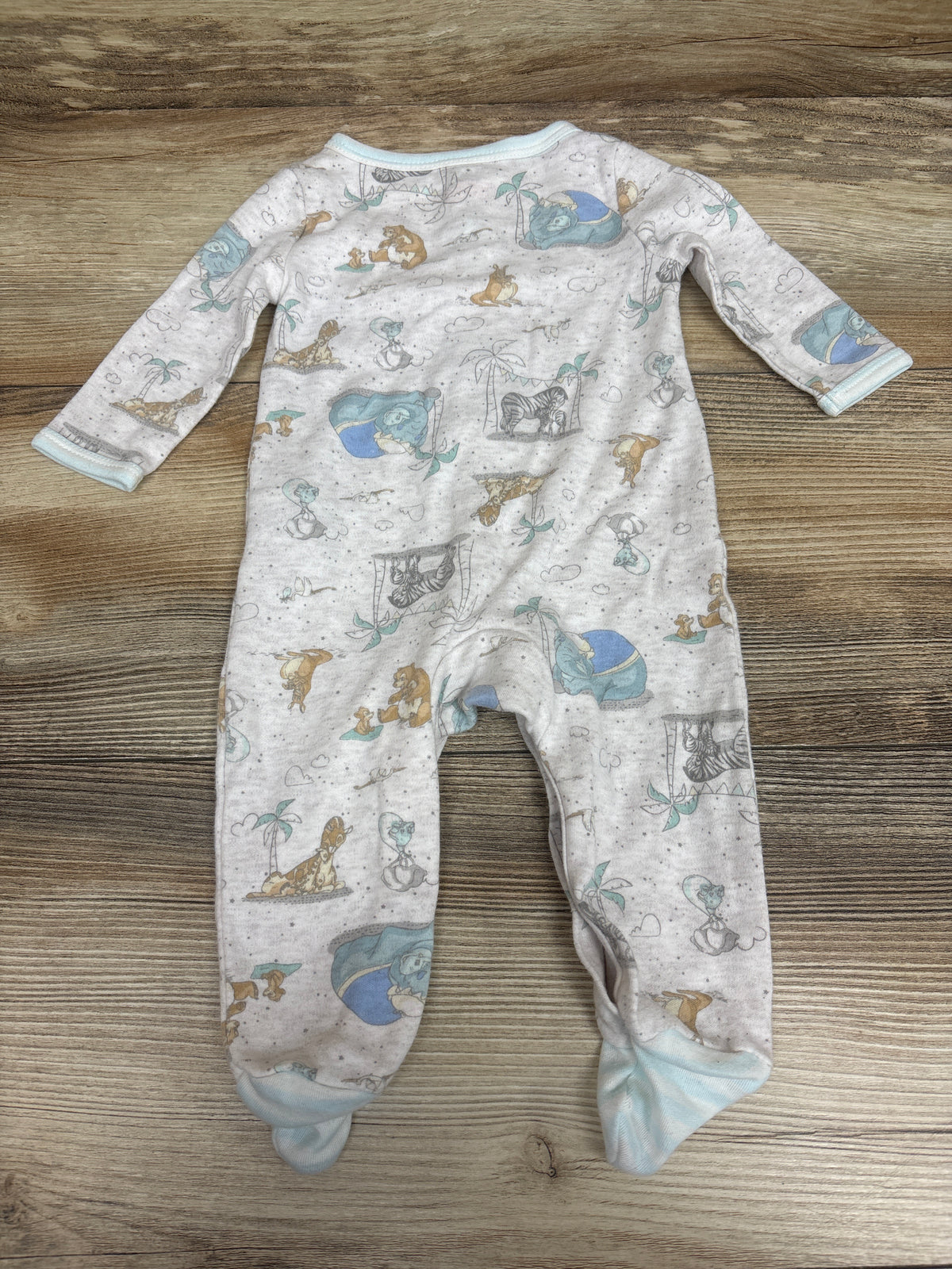 Disney Baby Dumbo Snap Sleeper Grey sz 0-3m