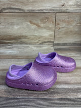 Cat & Jack Rowan Slip-On Clogs Glitter Purple sz 5c
