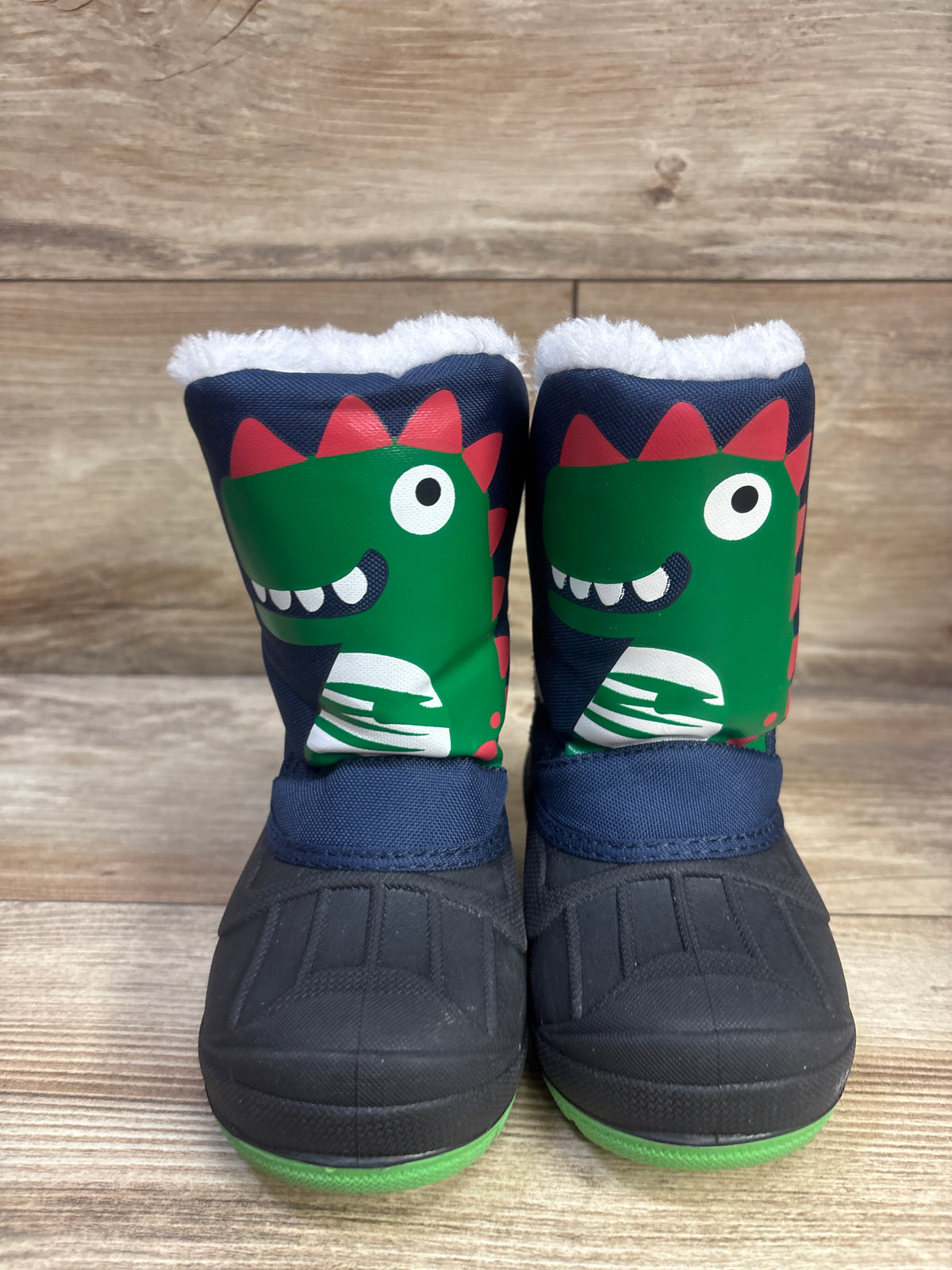 Morendl Winter Snow Boots Dinosaur Navy sz 6c