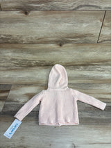 NEW Carter's Hooded Chunky Knit Sweater Pink sz Newborn