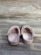Crocs Classic Clogs Glittery Dusty Pink sz 4c