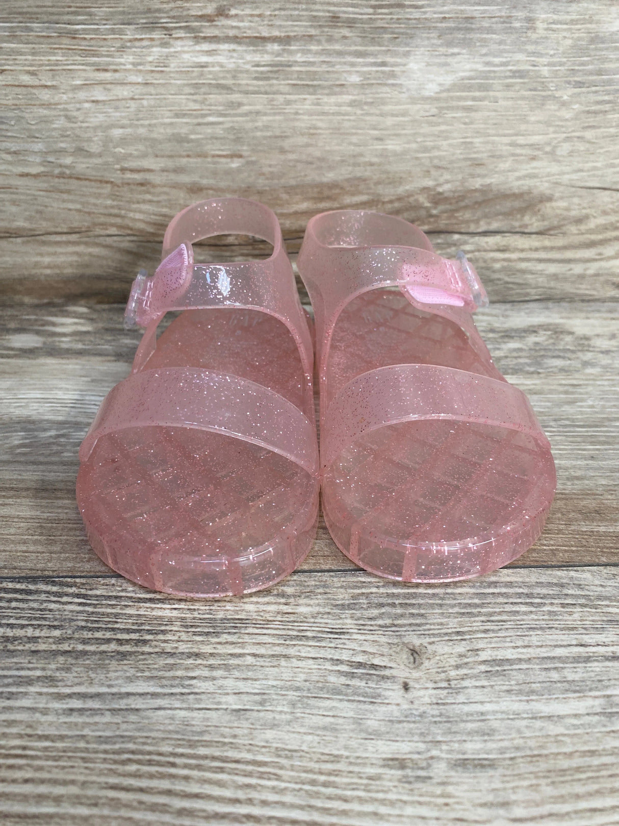 Gap Kids Glitter Jelly Sandals Pink sz 8c