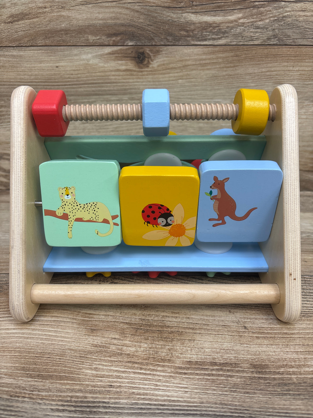 NEW Fisher Price Wooden Activity Triangle