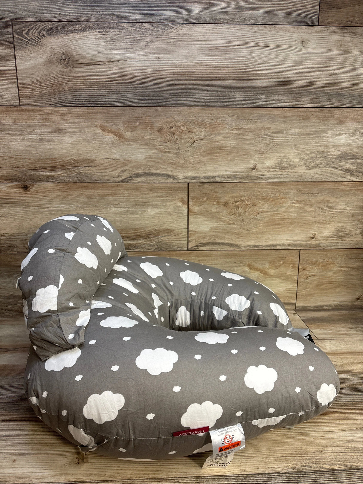 Momcozy Original Nursing Pillow, Grey Clouds