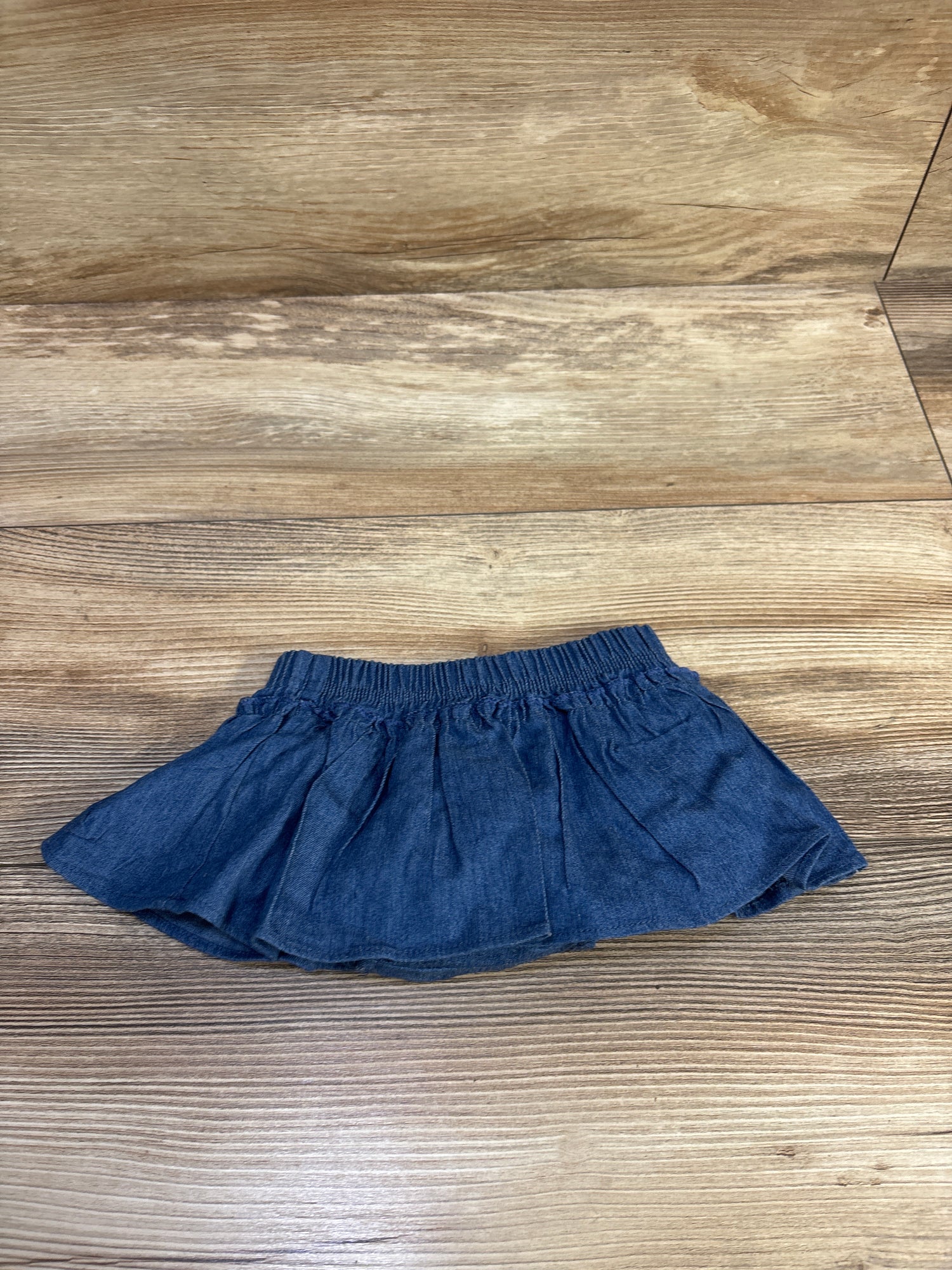Chambray Skirted Bloomers Blue sz 12-18m