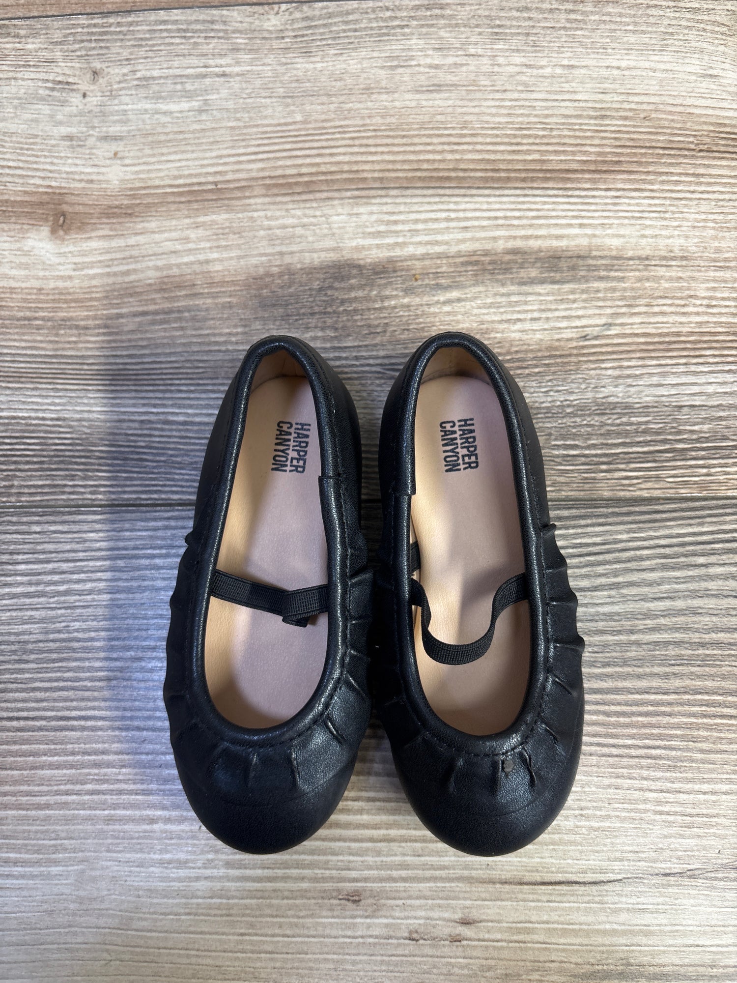 Harper Canyon Mary Jane Flats Black sz 6c