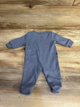 Pl Baby Dinosaur Coverall Blue sz Newborn