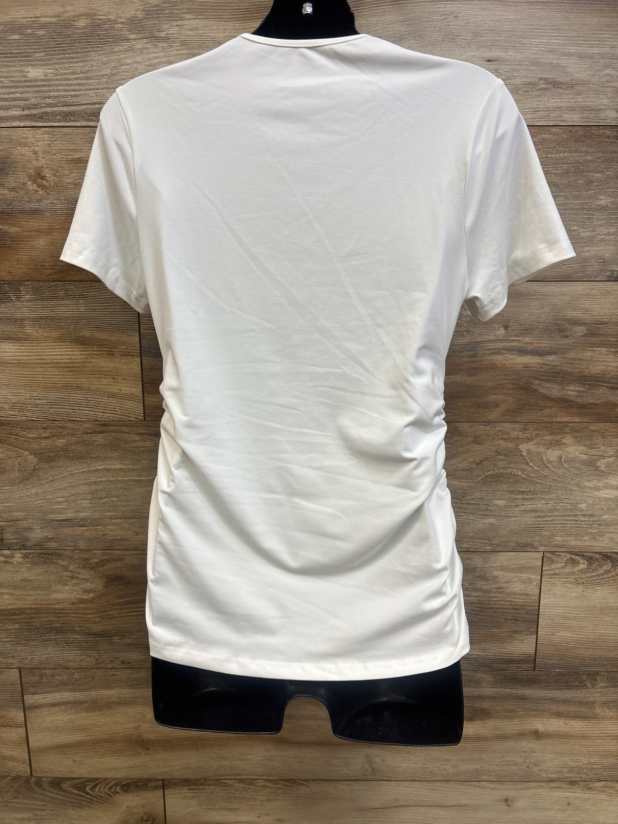 Shein Maternity Ruched Shirt White sz Large