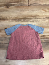 Jumping Beans Raglan Henley Shirt Blue sz 4T