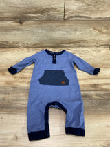 7 For All Mankind Thermal Coverall Blue sz 3-6m