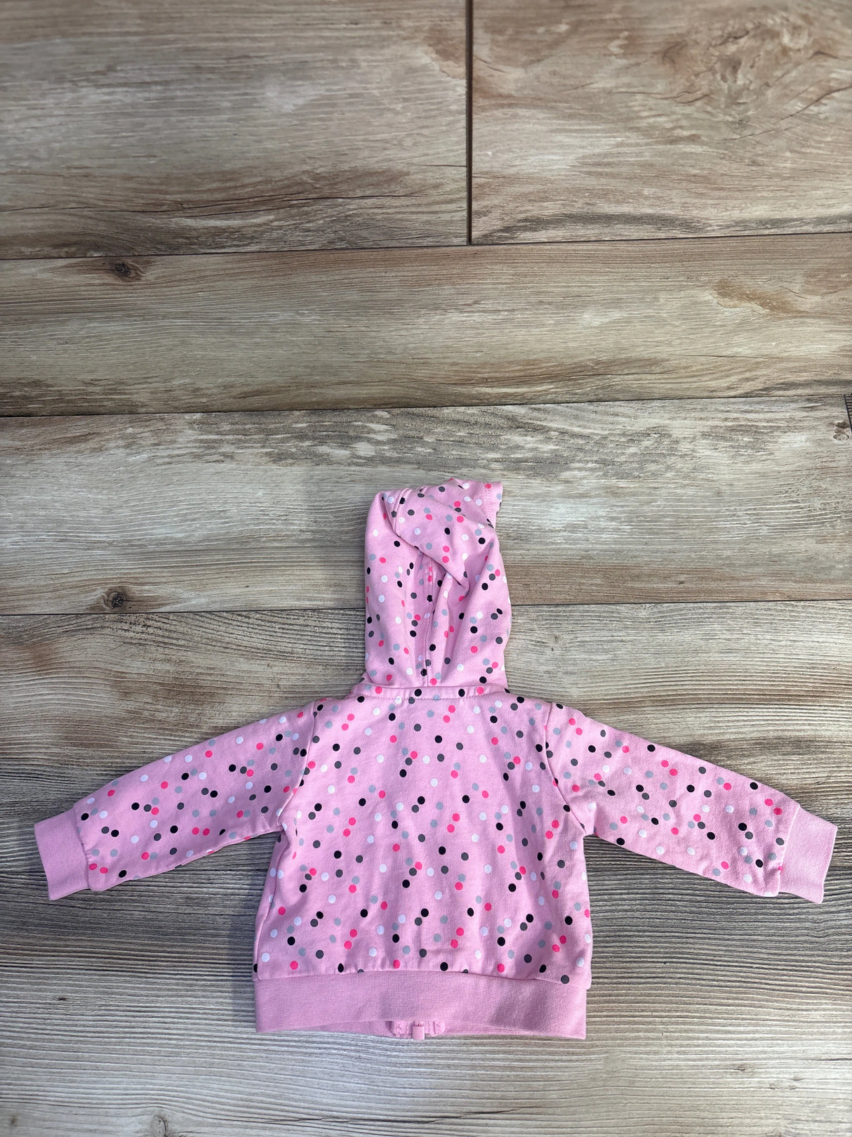 Nike Full Zip Polka Dot Hoodie Pink sz 3m - Me n Mommy To Be