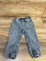 Cat & Jack Denim Drawstring Joggers Blue sz 18m