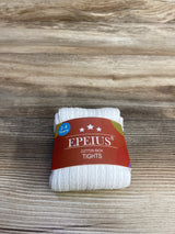 NEW Epeius Cotton Rich Tights, White sz 2T-4T