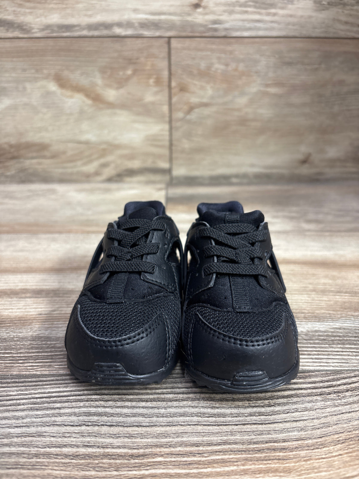 Nike Huarache Run TD 'Triple Black' Sneaker sz 4c