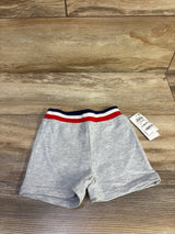 NEW First Impressions Striped Waistband Shorts Grey sz 12m