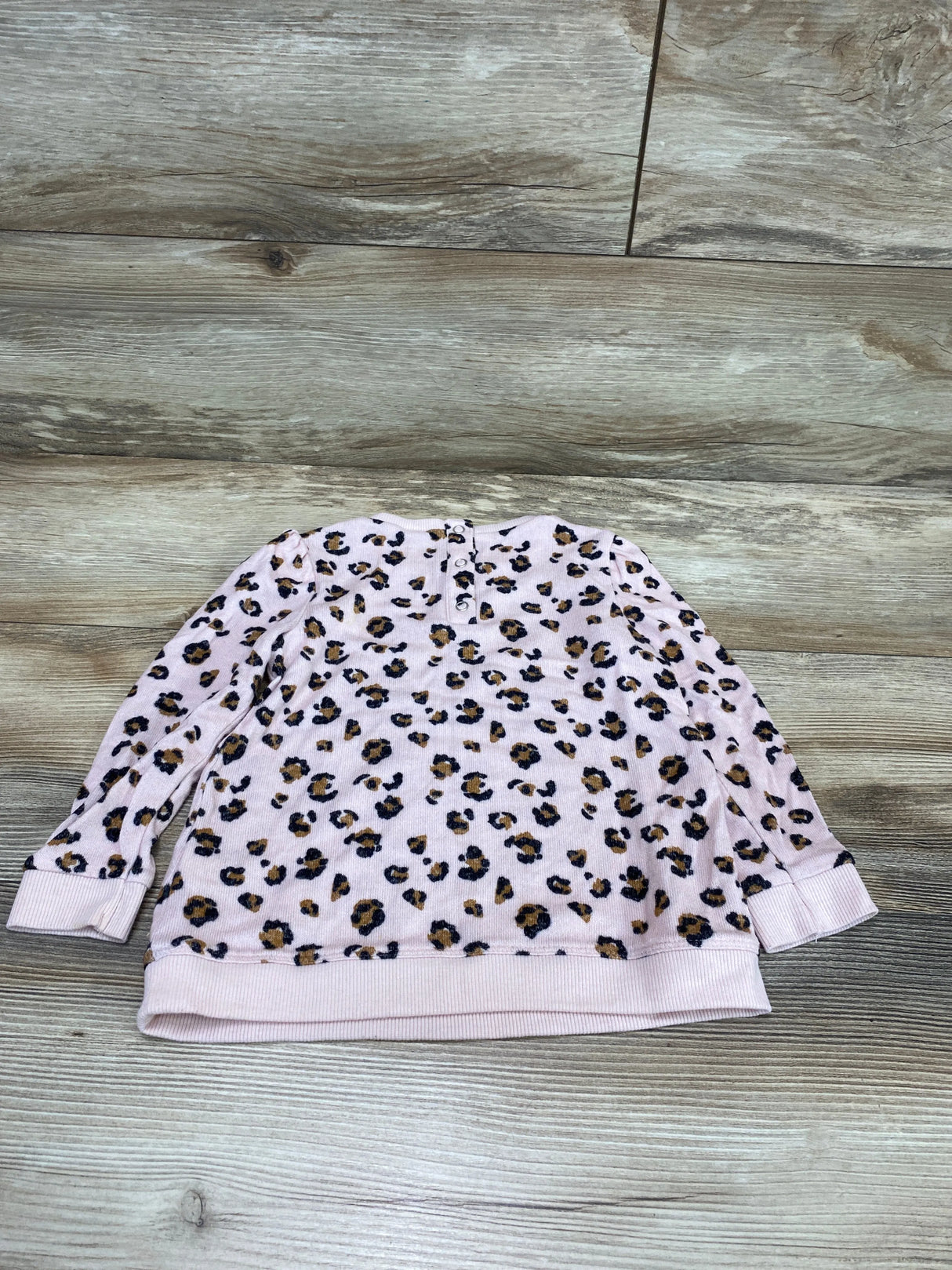 Tucker + Tate Leopard Print Shirt Pink sz 24m