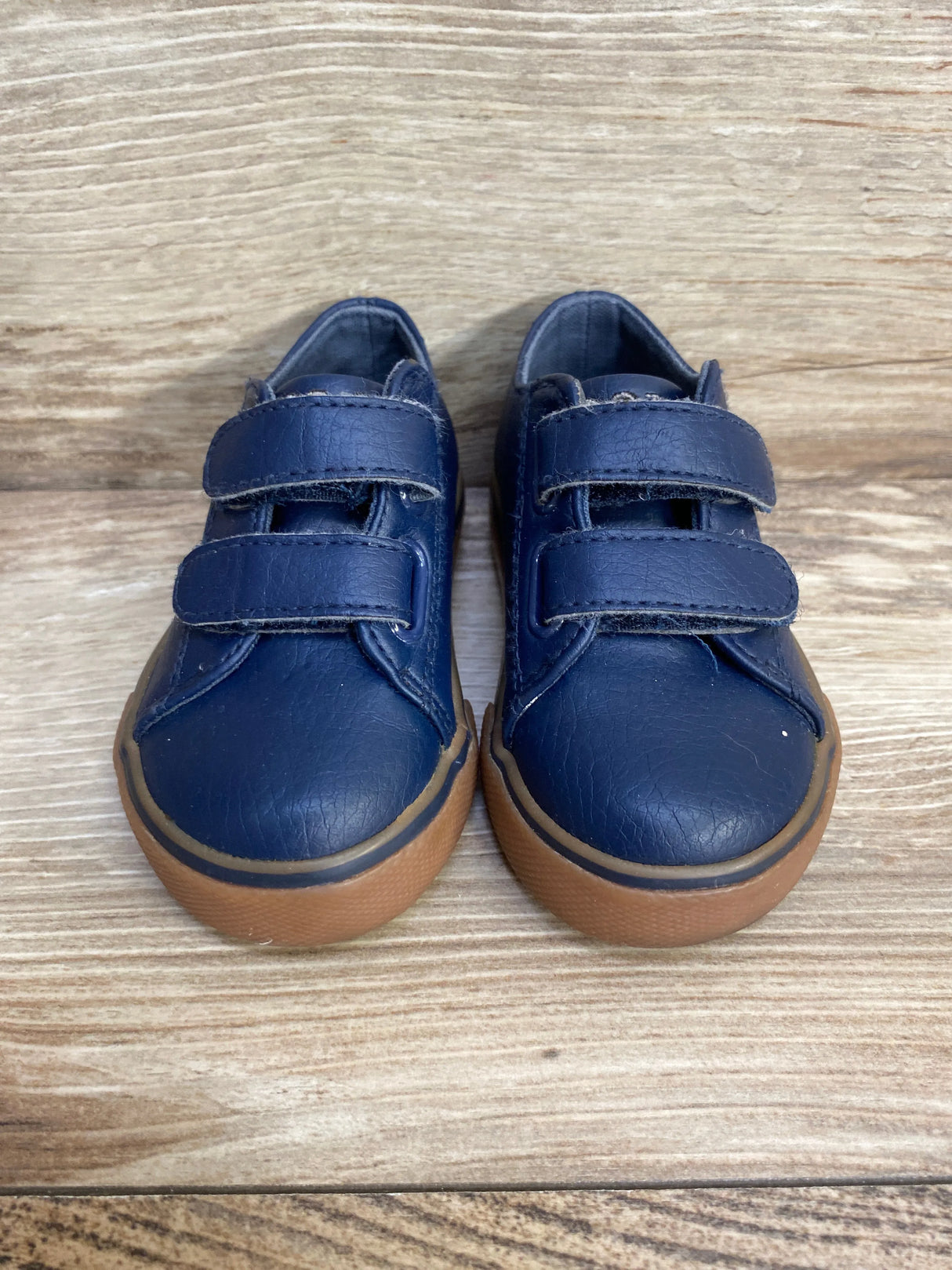 Ralph Lauren Navy Leather Sneakers sz 5c