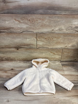 Primary Teddy Fleece Jacket in Cream sz 12-18m