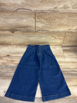 Jack Denim Pleated Wide Leg Jean In Medium Wash sz 4T