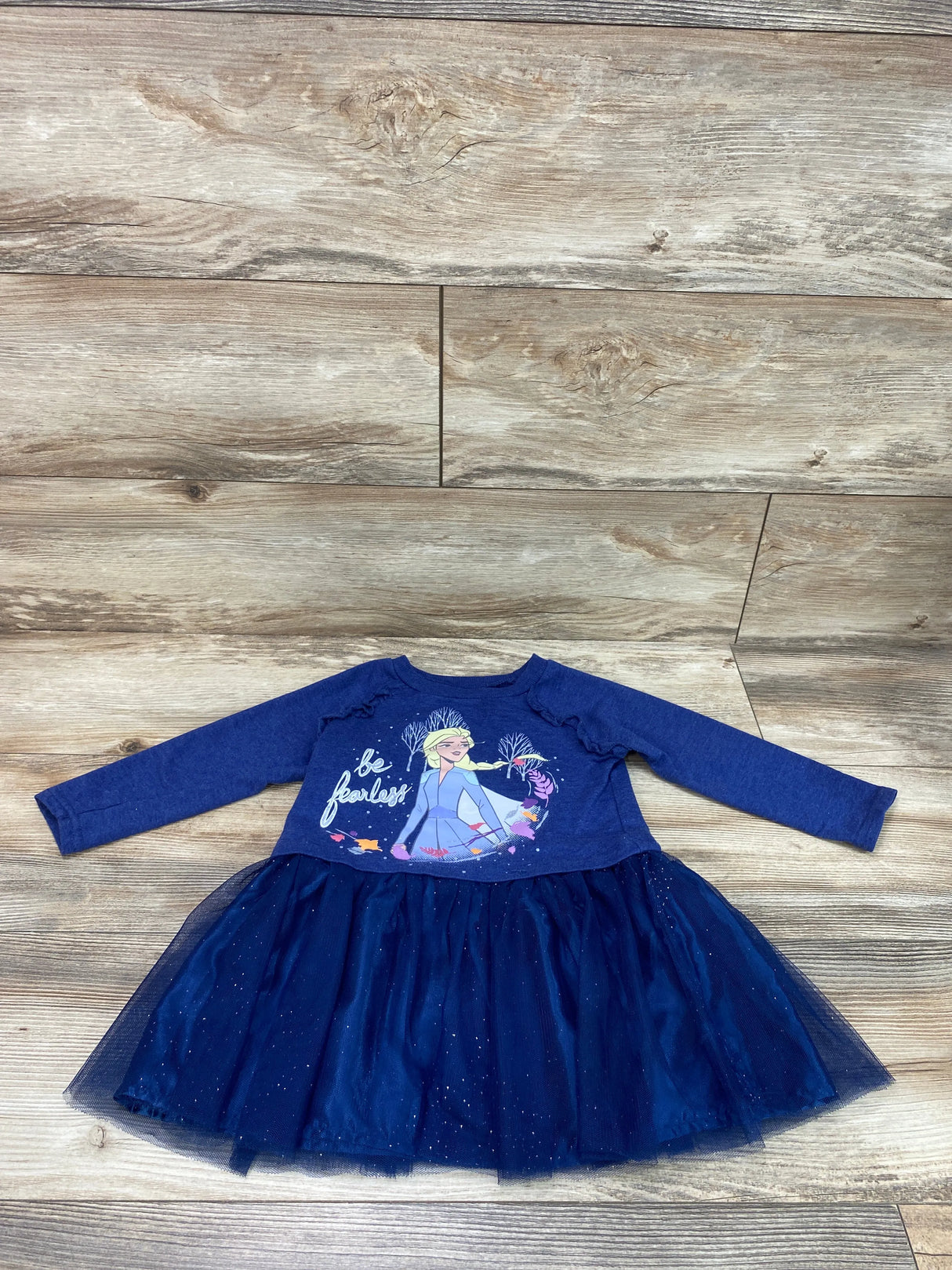 Disney Frozen Elsa Sweatshirt Tulle Dress Blue sz 3T