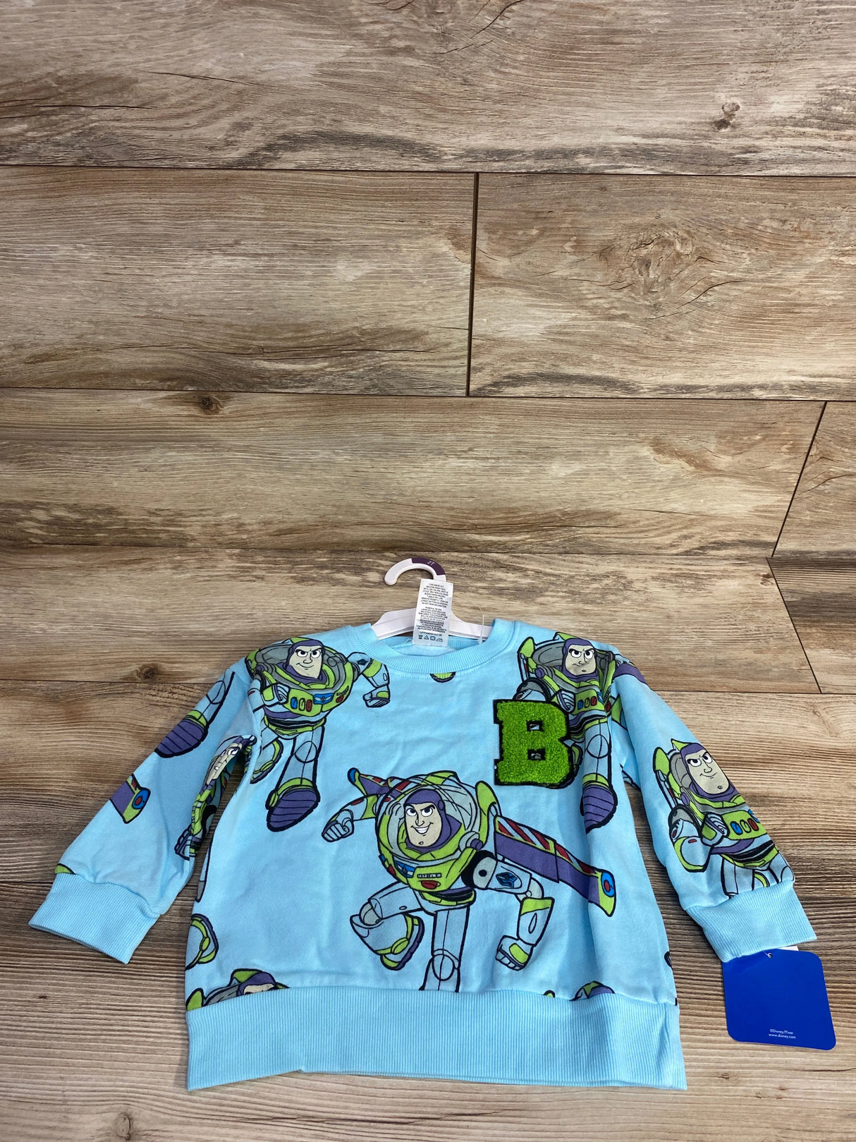 NEW Disney Toy Story Buzz Lightyear Sweatshirt Blue sz 2T