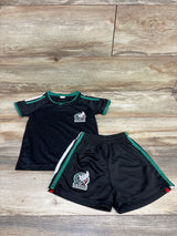 Mexico National Team 2pc Soccer Shirt & Shorts Black sz 2T