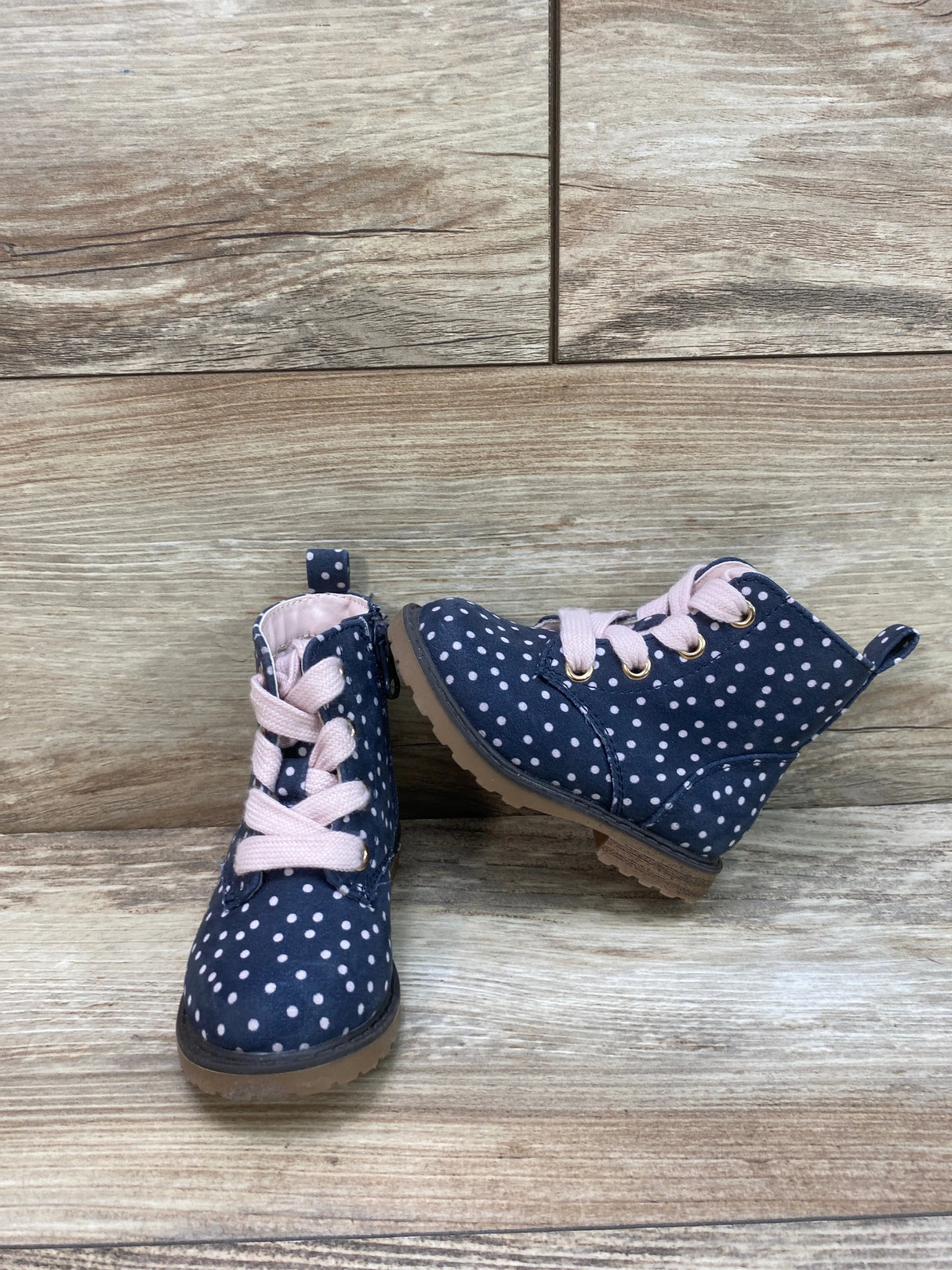 Cat & Jack Giovanna Polka Dots Boots sz 5c