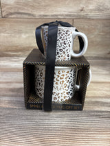 NEW Better Living Leopard Print Mama & Bebe Mug Gift Set
