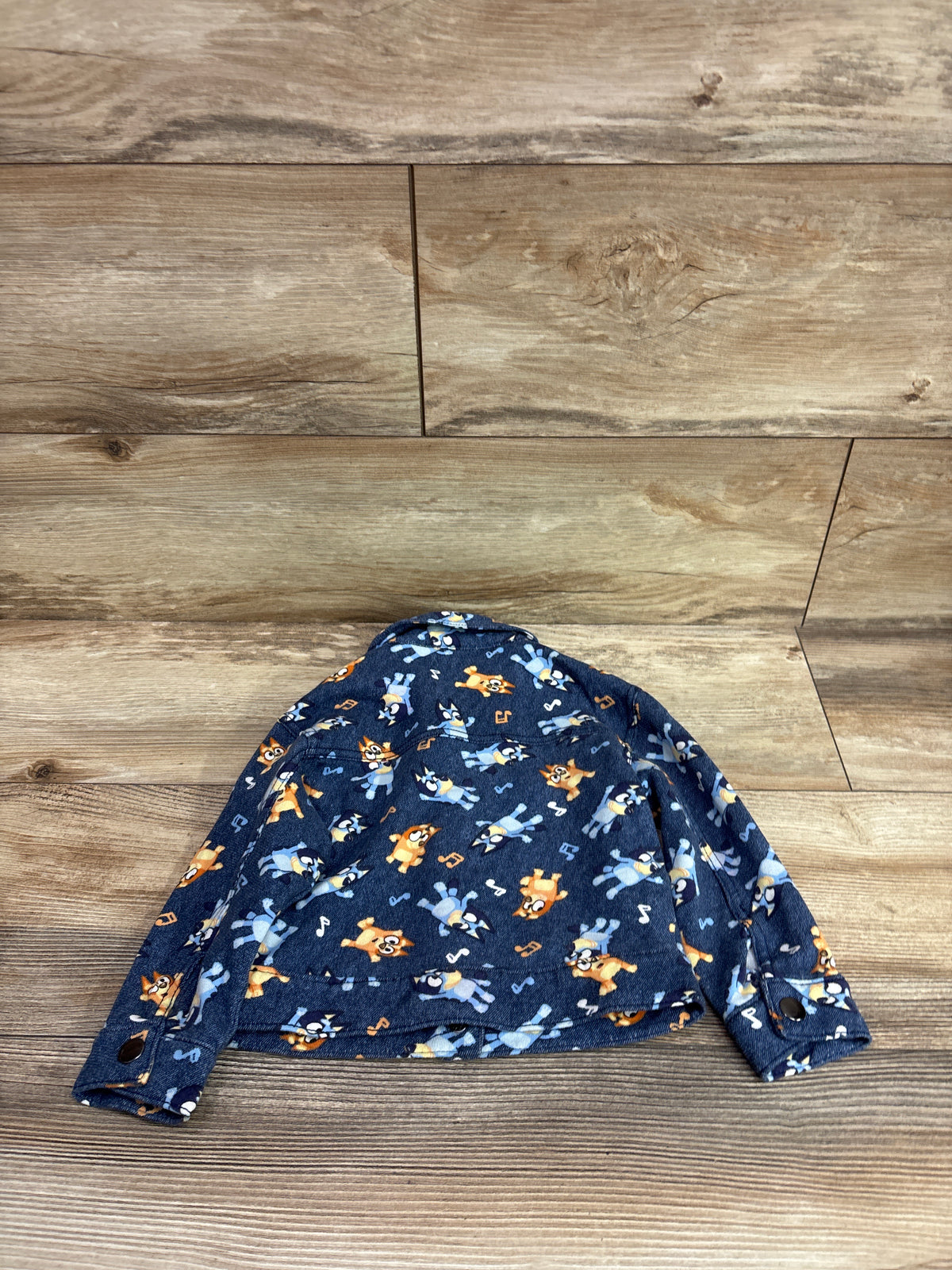 Bluey & Bingo Button-Up Jacket Blue sz 2T