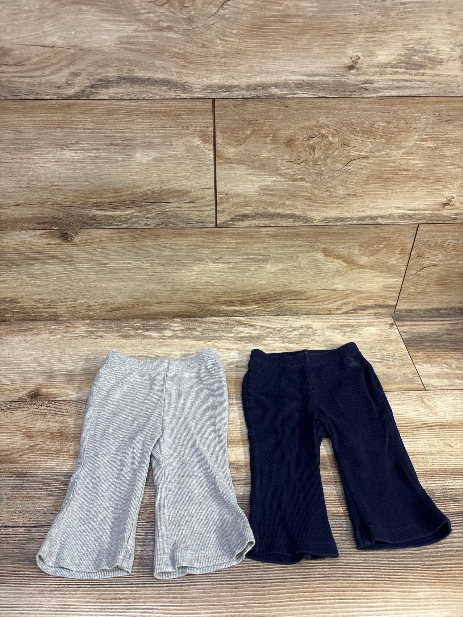 Baby Gap 2pk Ribbed Pull On Pants Grey sz 3-6m