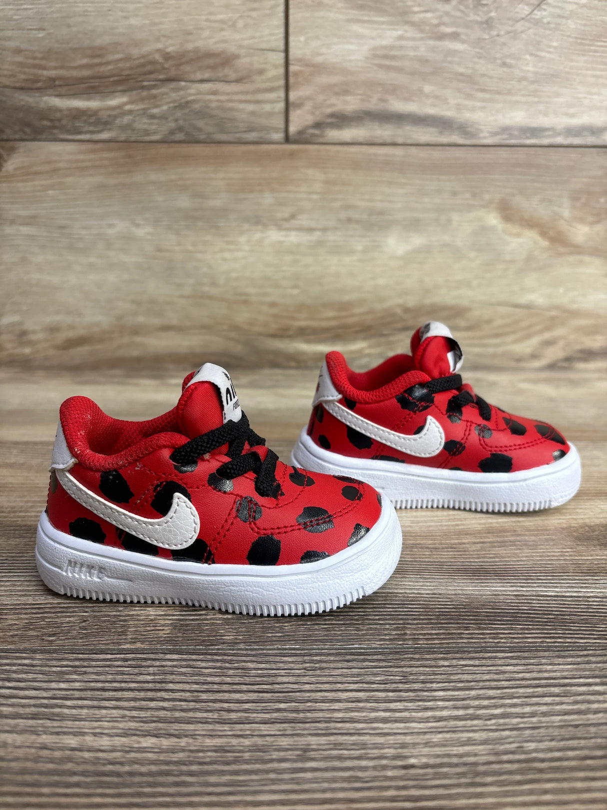 Nike Force 1 '18 SE TD 'Ladybug' Sneakers Red sz 4c
