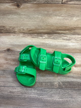 Cat & Jack Ade Blown EVA Sandals Green sz 9c