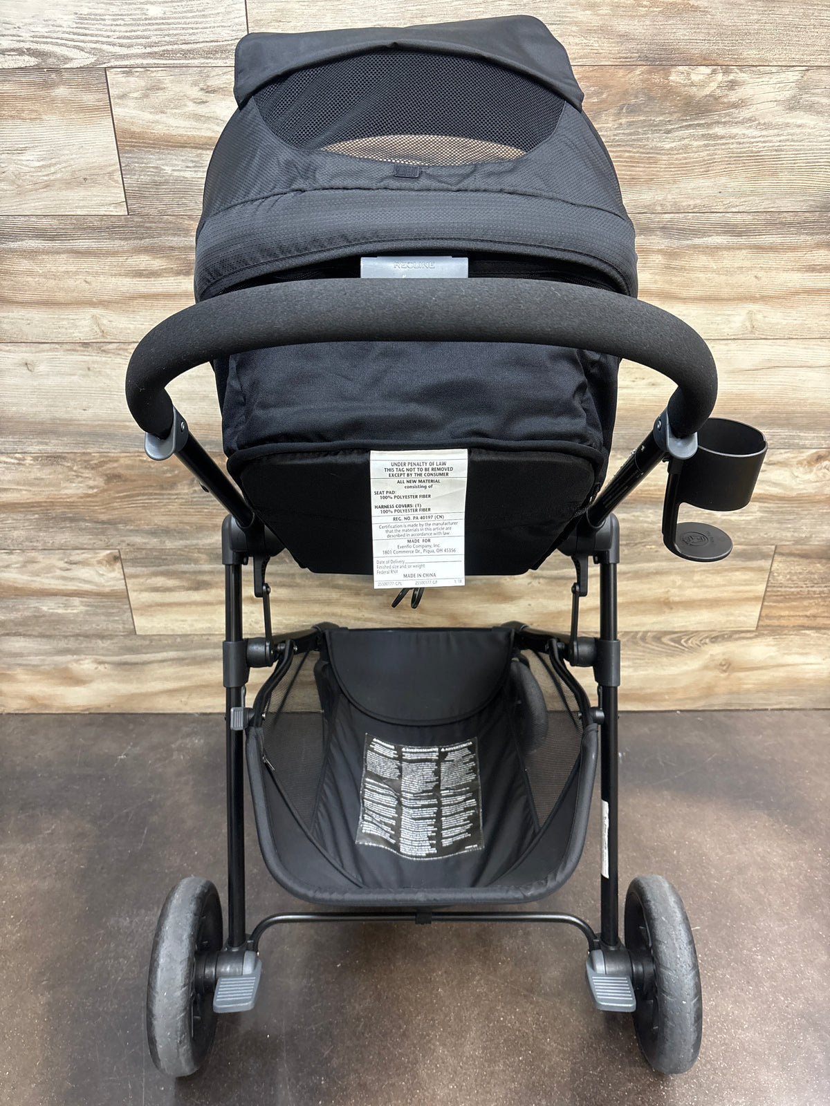 Evenflo Pivot Stroller in Black
