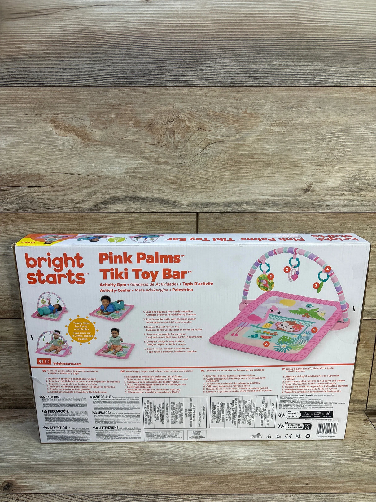 NEW Bright Starts Tiki Bar Baby Activity Gym