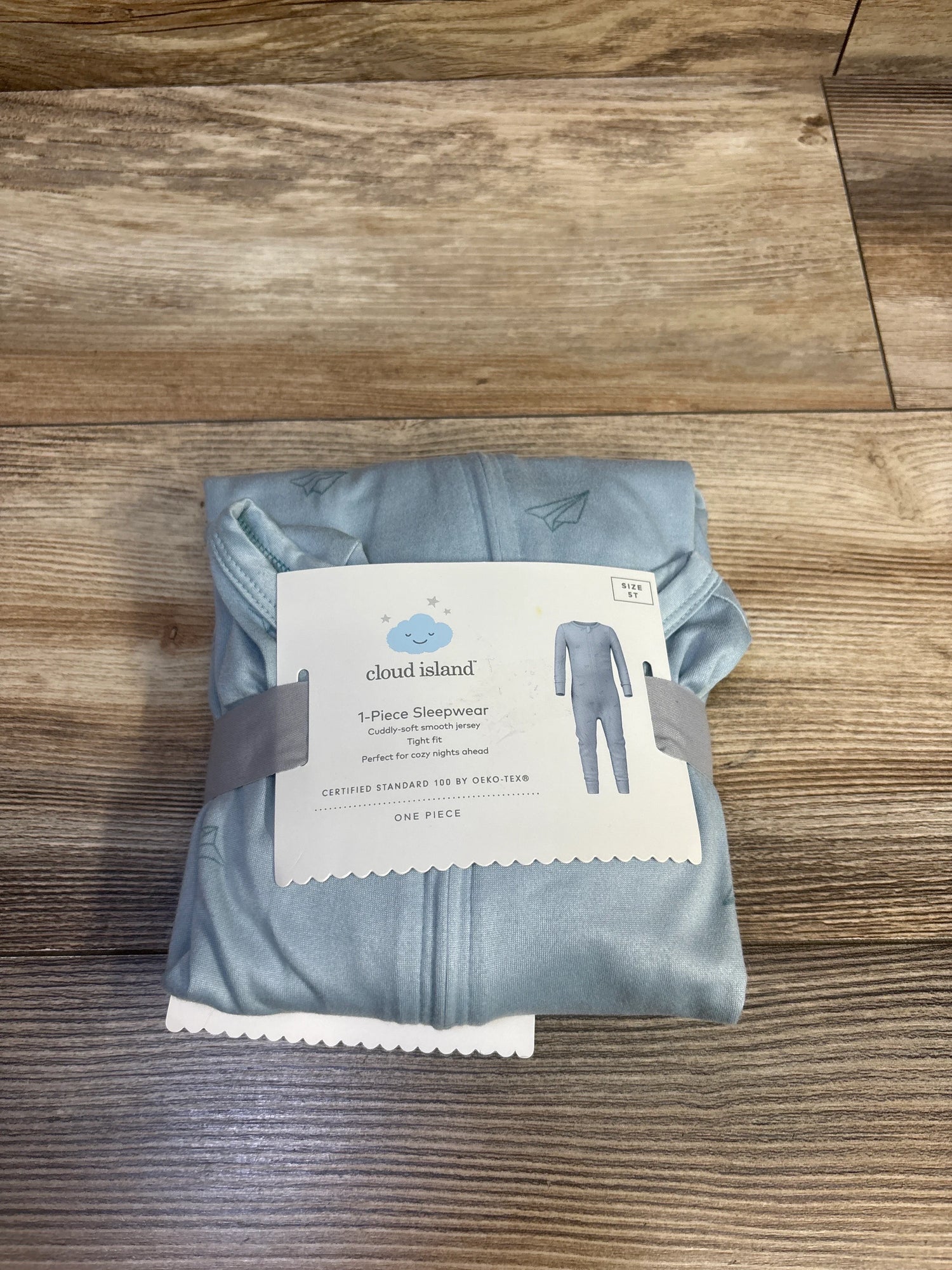 NEW Cloud Island Footless Sleeper Blue sz 5T