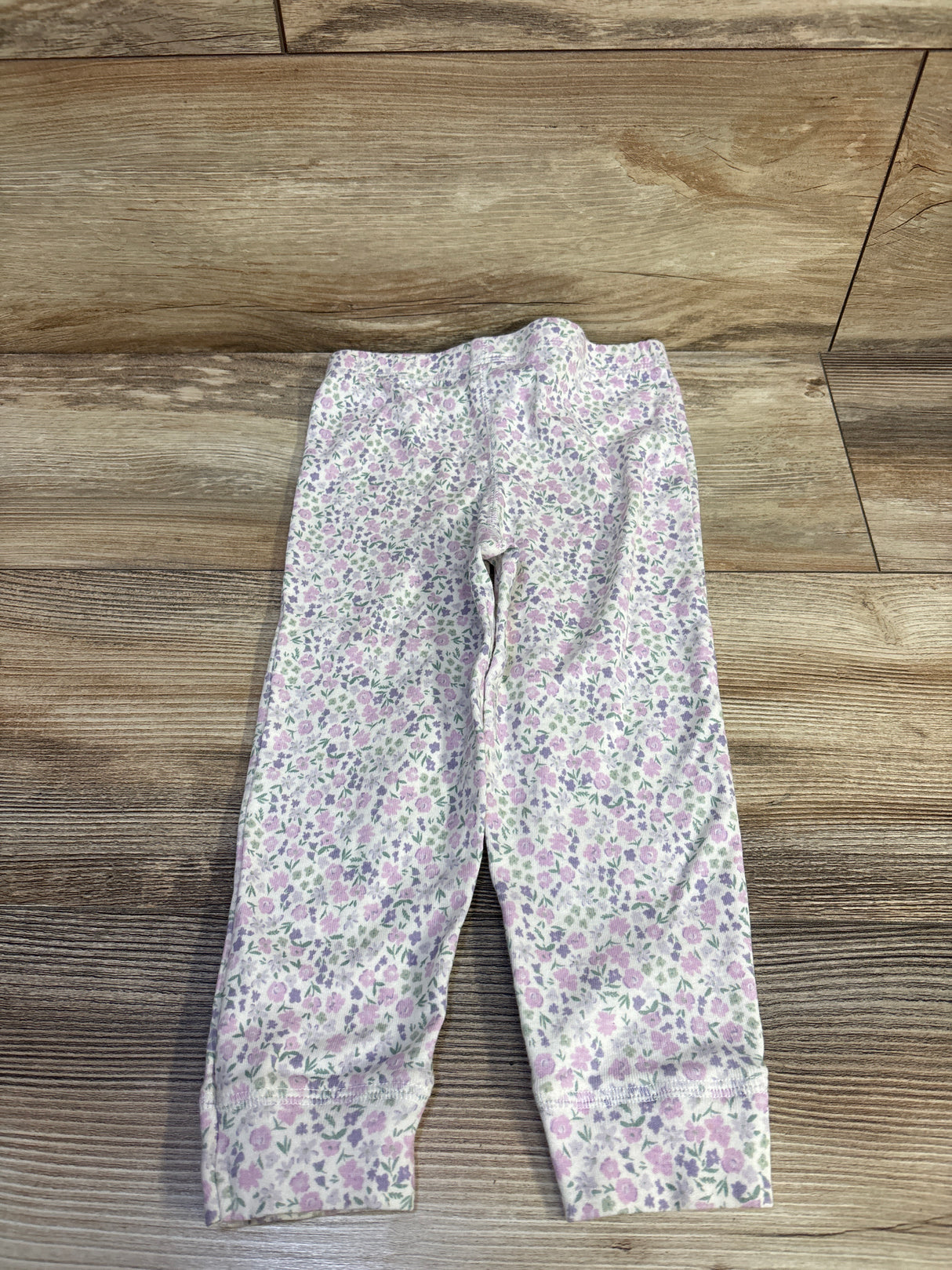 Carter's Floral Leggings White sz 24m