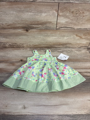 NEW Blueberi Boulevard Floral Dress Green sz 6-9m - Me n Mommy To Be