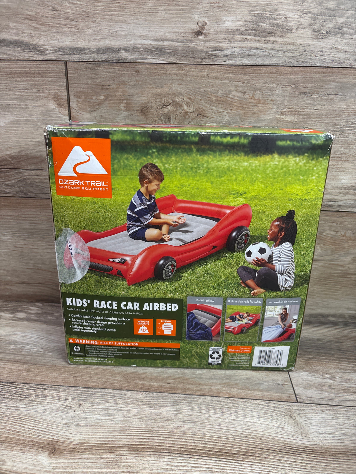 NEW Ozark Trail Kids' Race Car Airbed