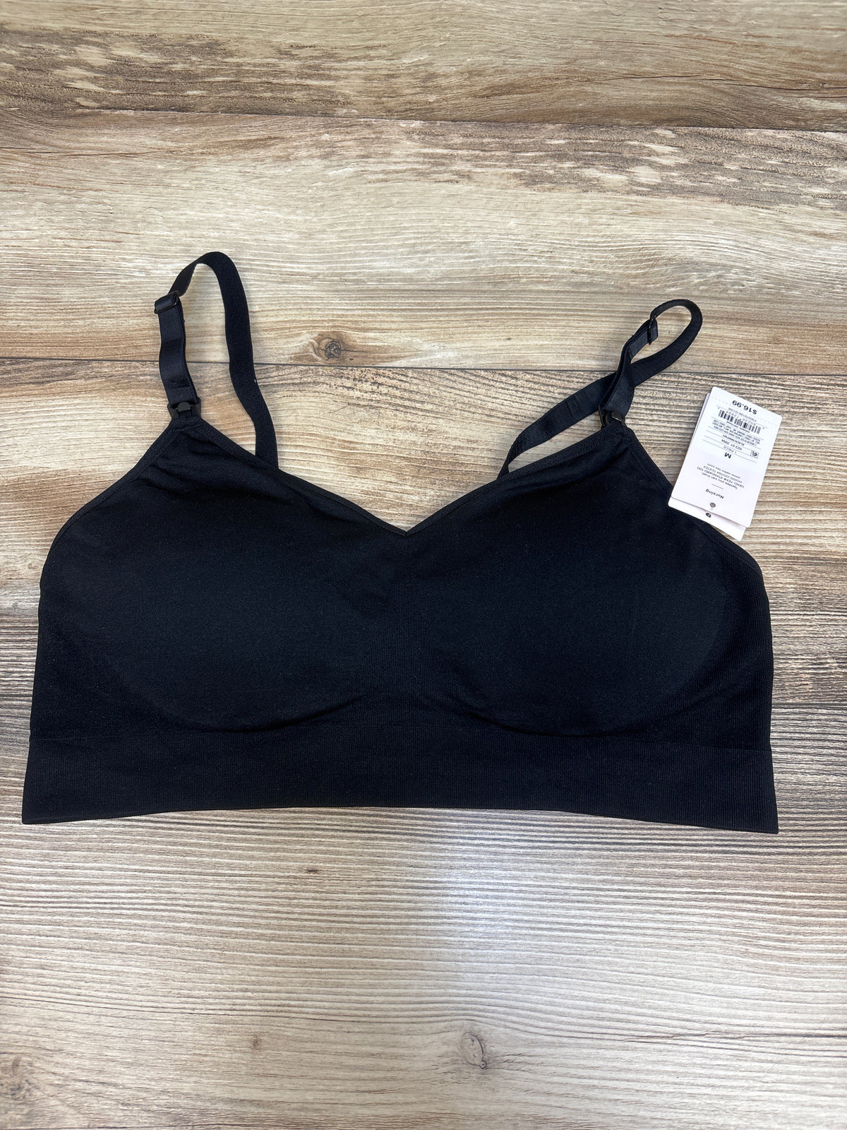 NEW Auden Seamless Nursing Bra - Black sz Medium