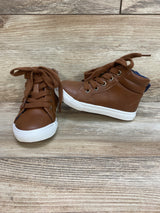 Cat & Jack Mateo High Top Sneakers Brown sz 7c