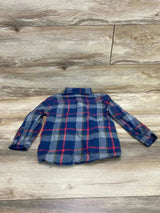 Mayoral Plaid Overshirt Blue sz 4T - Me n Mommy To Be