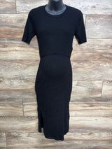 Seraphine 2 in 1 Maternity Dress & Detachable Nursing Top Black sz Small