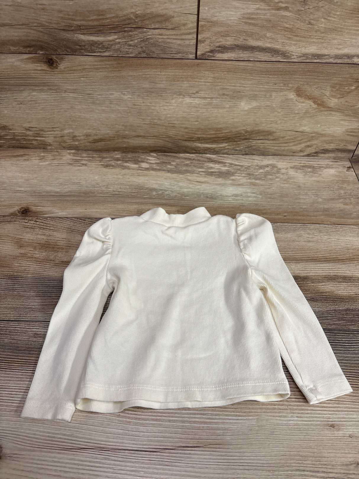 Baby Gap Ribbed Long Sleeve Shirt Ivory sz 12-18m